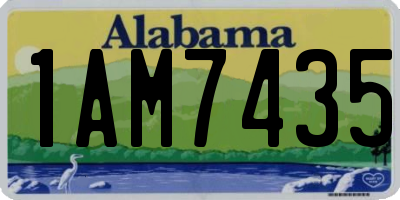 AL license plate 1AM7435