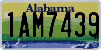 AL license plate 1AM7439