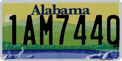 AL license plate 1AM7440