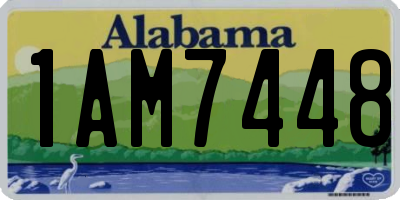 AL license plate 1AM7448