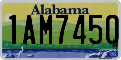 AL license plate 1AM7450
