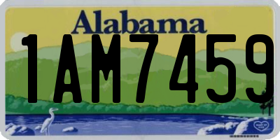 AL license plate 1AM7459