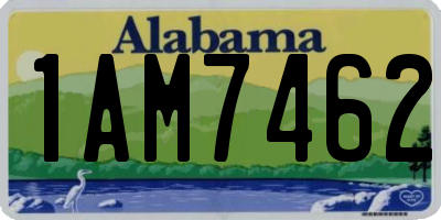 AL license plate 1AM7462