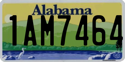 AL license plate 1AM7464