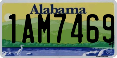 AL license plate 1AM7469