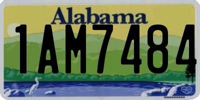 AL license plate 1AM7484