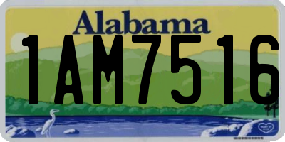 AL license plate 1AM7516