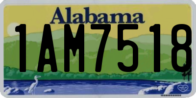 AL license plate 1AM7518