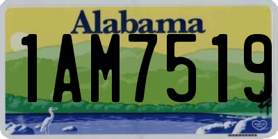 AL license plate 1AM7519