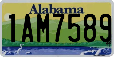AL license plate 1AM7589