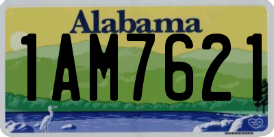 AL license plate 1AM7621