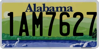 AL license plate 1AM7627