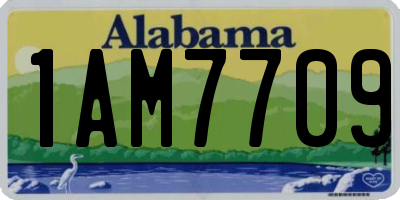 AL license plate 1AM7709
