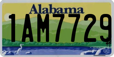 AL license plate 1AM7729