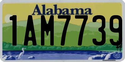 AL license plate 1AM7739