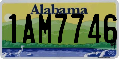 AL license plate 1AM7746