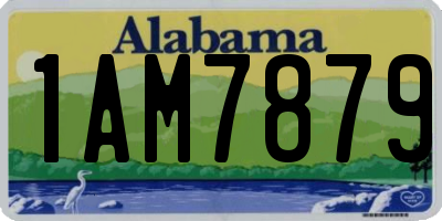 AL license plate 1AM7879