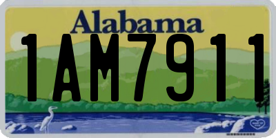 AL license plate 1AM7911