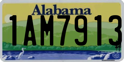 AL license plate 1AM7913