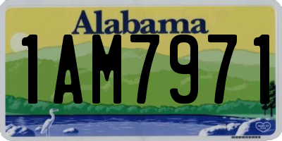 AL license plate 1AM7971
