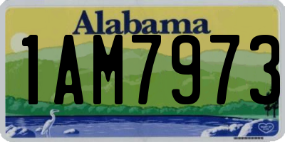 AL license plate 1AM7973