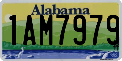 AL license plate 1AM7979