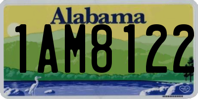 AL license plate 1AM8122