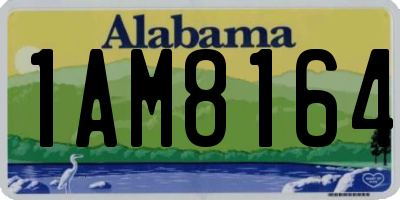 AL license plate 1AM8164