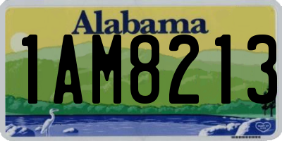AL license plate 1AM8213