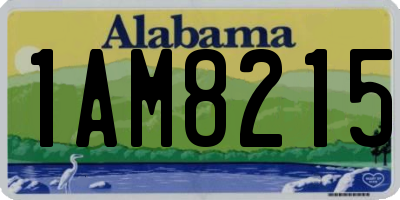 AL license plate 1AM8215