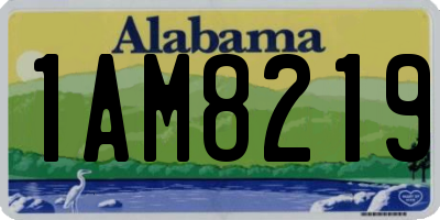 AL license plate 1AM8219