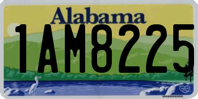 AL license plate 1AM8225