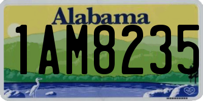 AL license plate 1AM8235