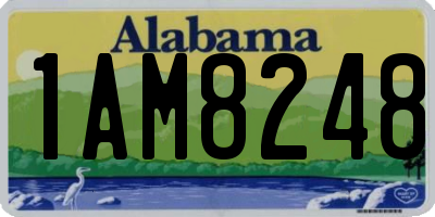 AL license plate 1AM8248