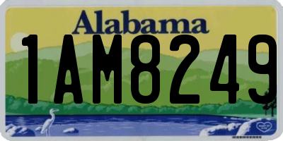 AL license plate 1AM8249