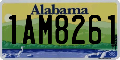 AL license plate 1AM8261