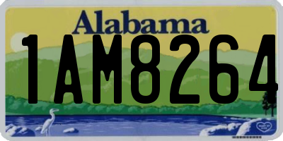 AL license plate 1AM8264