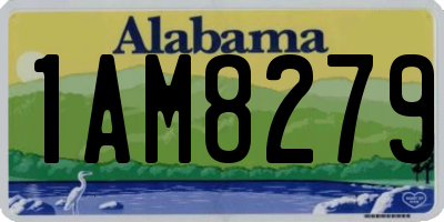 AL license plate 1AM8279