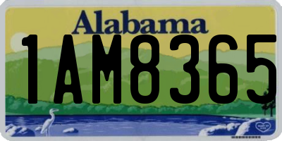 AL license plate 1AM8365