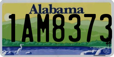 AL license plate 1AM8373