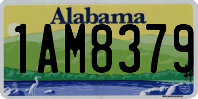 AL license plate 1AM8379