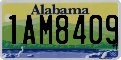 AL license plate 1AM8409