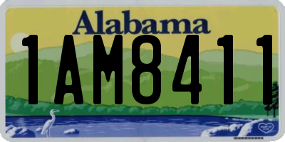 AL license plate 1AM8411