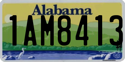 AL license plate 1AM8413