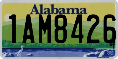 AL license plate 1AM8426
