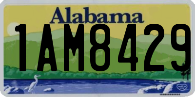 AL license plate 1AM8429