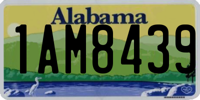 AL license plate 1AM8439