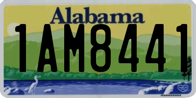AL license plate 1AM8441