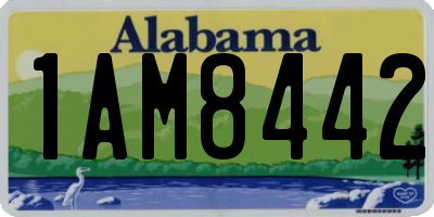 AL license plate 1AM8442
