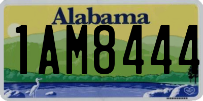 AL license plate 1AM8444